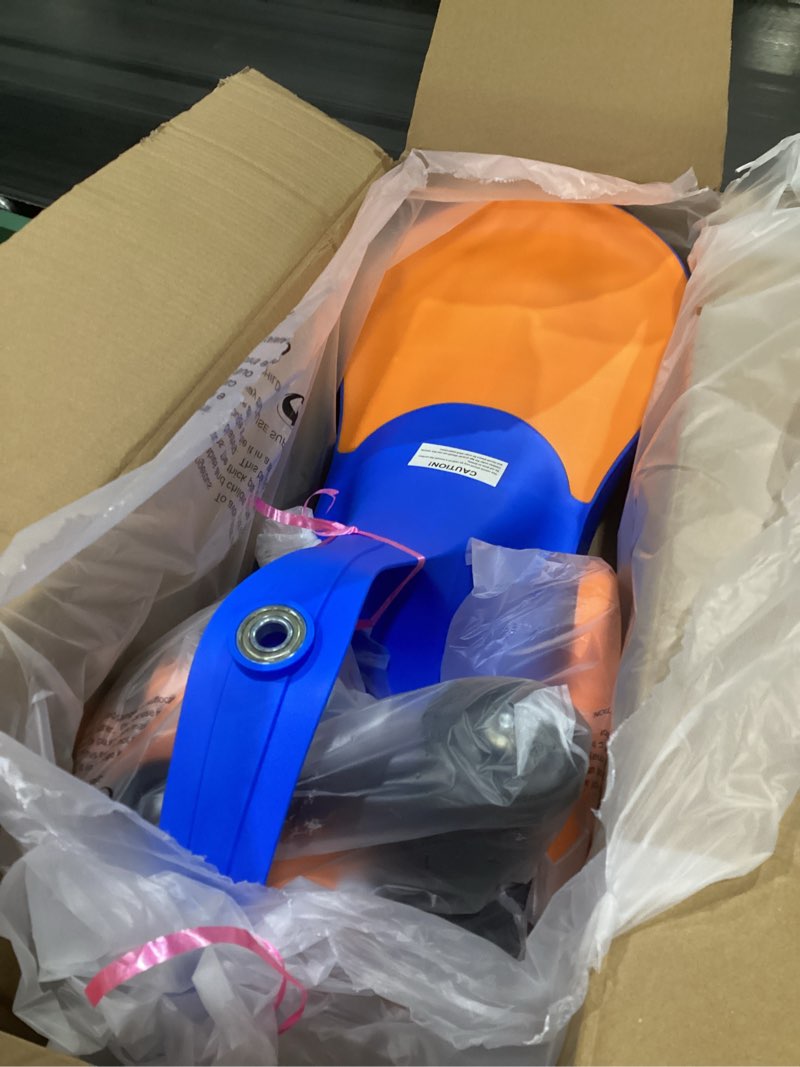 Condition photo showing Good Condition for wiggle car - ride on toy for ages 3 and up - toddler ride on toys with no batteries, gears, or pedals just twist, wiggle, and go by lil’ rider ( blue and orange)