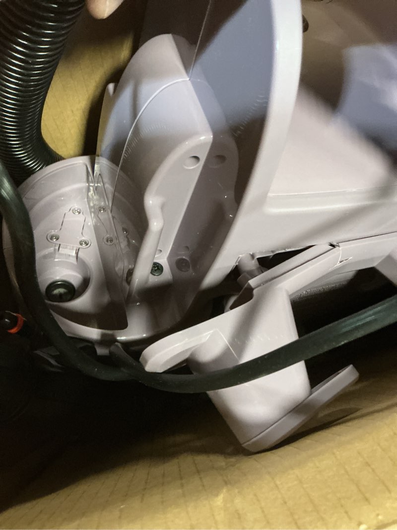 Condition photo showing As Is for Bissell Little Green Mini Portable Carpet and Upholstery Deep Cleaner, Car/Auto Detailer, with HydroRinse Self-Cleaning Tool and 4\" Tough Stain Tool, Limited Edition Color Dusk Pink, 4075L (missing parts)