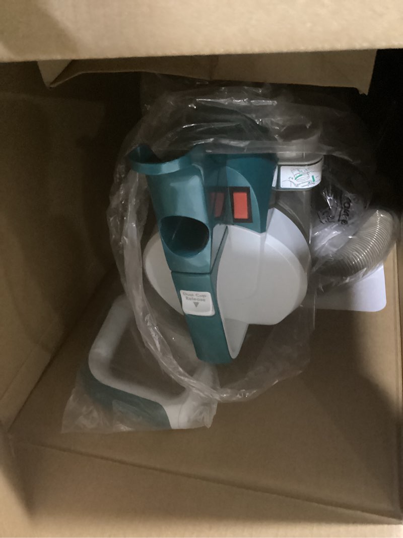 Condition photo showing Good Condition for kenmore bagless upright vacuum 2-motor power suction lightweight carpet cleaner with 10’hose, hepa filter, 2 cleaning tools for pet hair, hardwood floor, green, 2 liters