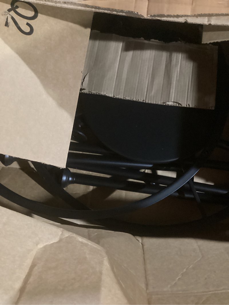 Condition photo showing Good Condition for Round Coffee Table Set of 2 End Tables for Living Room,Black Coffee Table Nesting Tables,Living Room Table Wooden Accent Furniture Metal Frame,Sturdy Stacking Side Tables,Easy Assembly