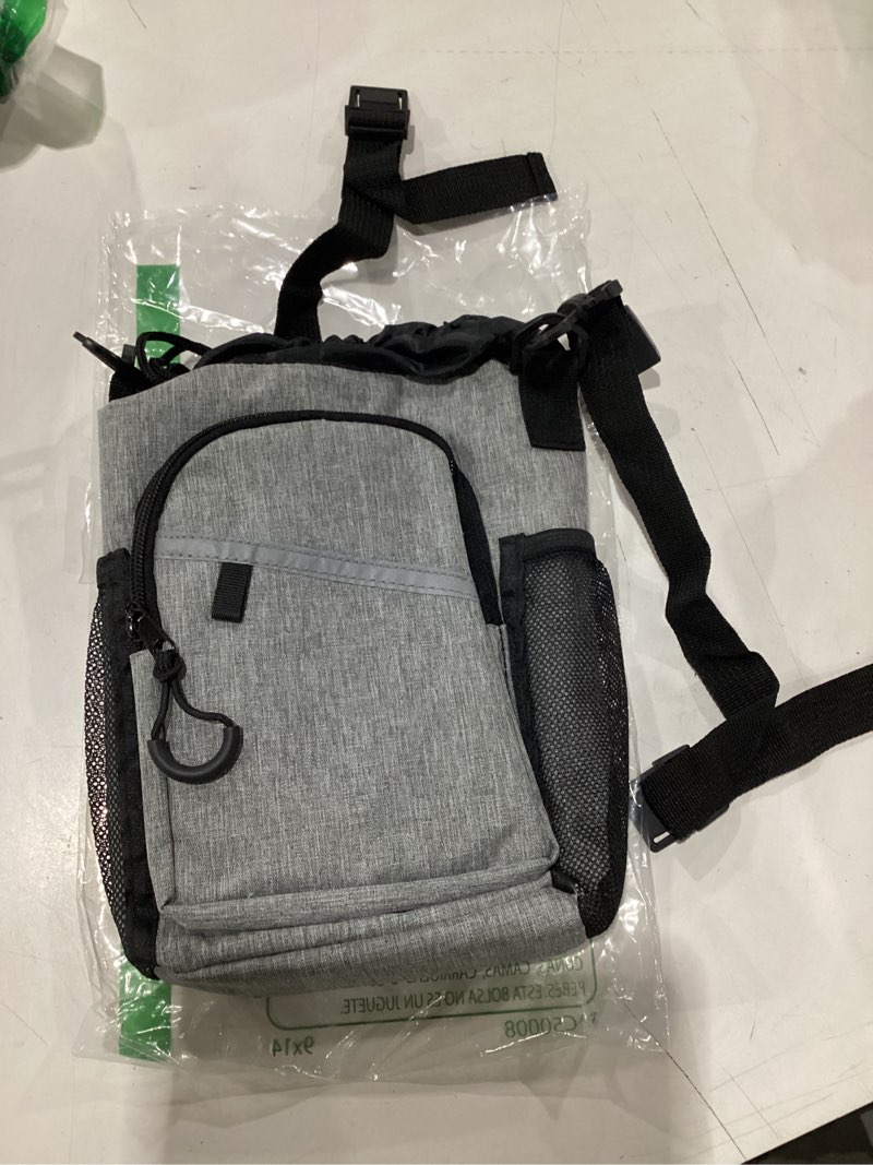 Condition photo showing Good Condition for crutch accessories bag pouch with detachable shoulder strap, water-resistant dual-purpose zipper pouch for crutches, lightweight crutches pouch storage tote for adults men, women crutch bag pouch with shoulder strap