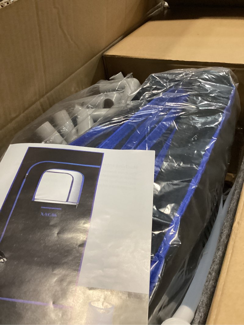 Condition photo showing item condition for Portable Sauna Box for Home – Full-Size Steam Sauna Tent with 3L Steamer, 15-Level Temp Control, Timer, Foldable Chair & Remote | Easy Setup Indoor Personal Sauna