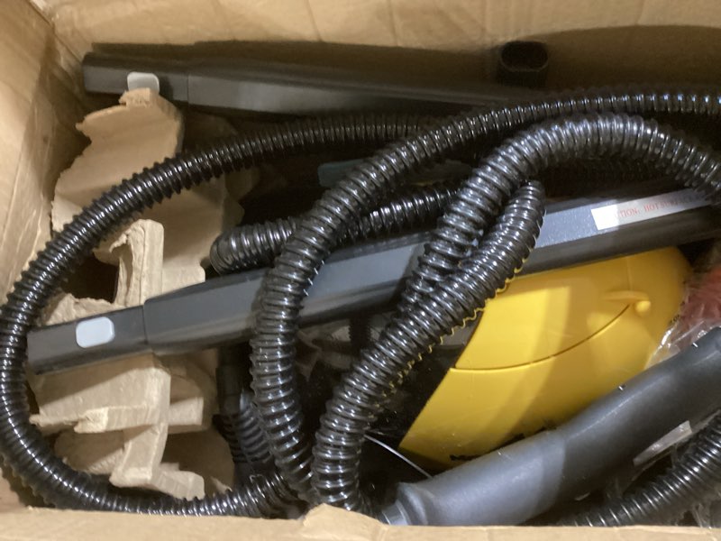 Condition photo showing As Is for McCulloch MC1275 Heavy-Duty Steam Cleaner, 45 Minute Runtime, 18 Accessories: Mop Head, Brushes, & More - Built for Home, Tile, Grout, Carpet, Furniture, & Personal Car Detailing