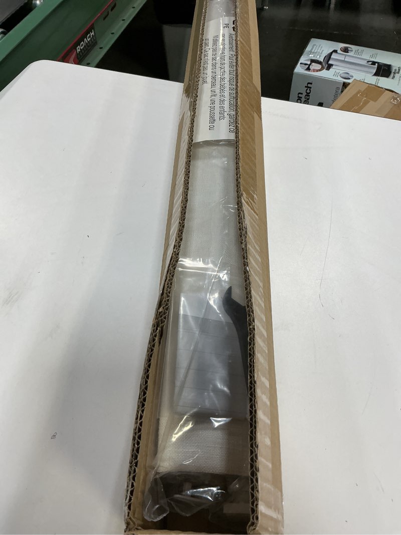 Condition photo showing Good Condition for LazBlinds No Tools No Drill Cordless Roman Shades for Windows, Blackout Thermal Insulated UV Blocking Window Blinds, Lightweight Fabric Blinds for Indoor Windows, 29" W x 60" H, Blackout - White White 29" W x 60" H