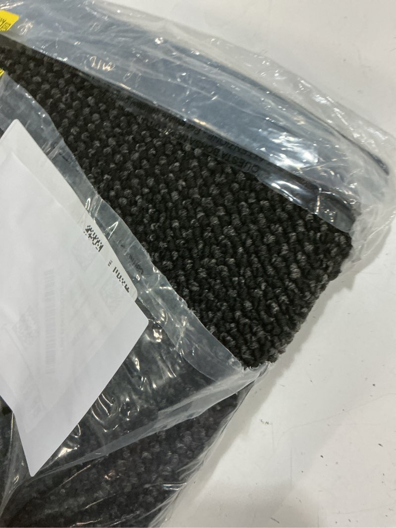Condition photo showing Good Condition for beqhause dirt trapper door mat 24" x 36", non-slip washable doormats entrance mat, dirt resistant and absorbent welcome mat, low profile floor mats for front back door and entryway, black black 2' x 3' (rectangular)