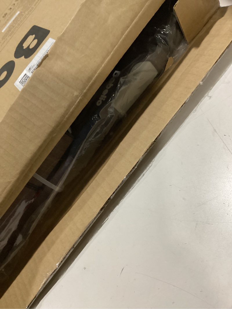 Condition photo showing New/Like New for Mom's Choice Award Winner-BABELIO 26-40" Metal Baby Gate with Black Wood Pattern, PressGuard C5 Easy Install Pressure Mounted Dog Gate for Stairs and Doorways, with Wall Protectors and Extension Kits Black Wood Pattern 30"Tall 26"-40" Wide