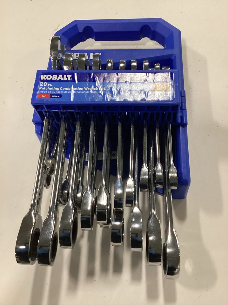 Condition photo showing Good Condition for Kobalt 20 pc Ratcheting Combination Wrench Set