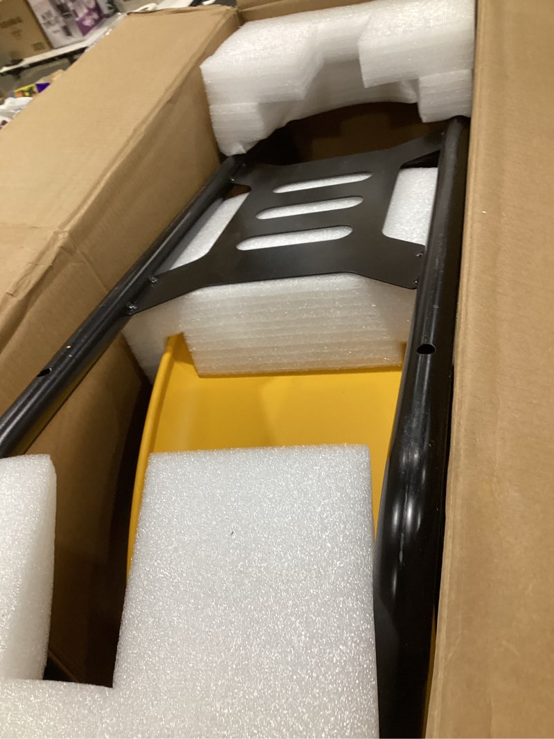Condition photo showing Good Condition for dewalt dxf2490 high velocity fan, floor fans, 24 inch large electric metal rotating industrial fan with 360° adjustable tilt & large wheel, drum fans for outdoor and warehouse, yellow