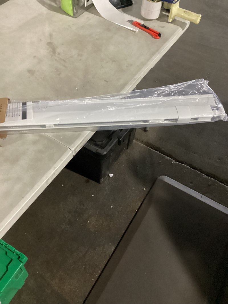 Condition photo showing Good Condition for lazblinds no tools no drill cordless cellular shades, blackout light blocking honeycomb shades for home, thermal insulation blinds for windows, 44" w x 48" h, white blackout-white 44" w x 48" h