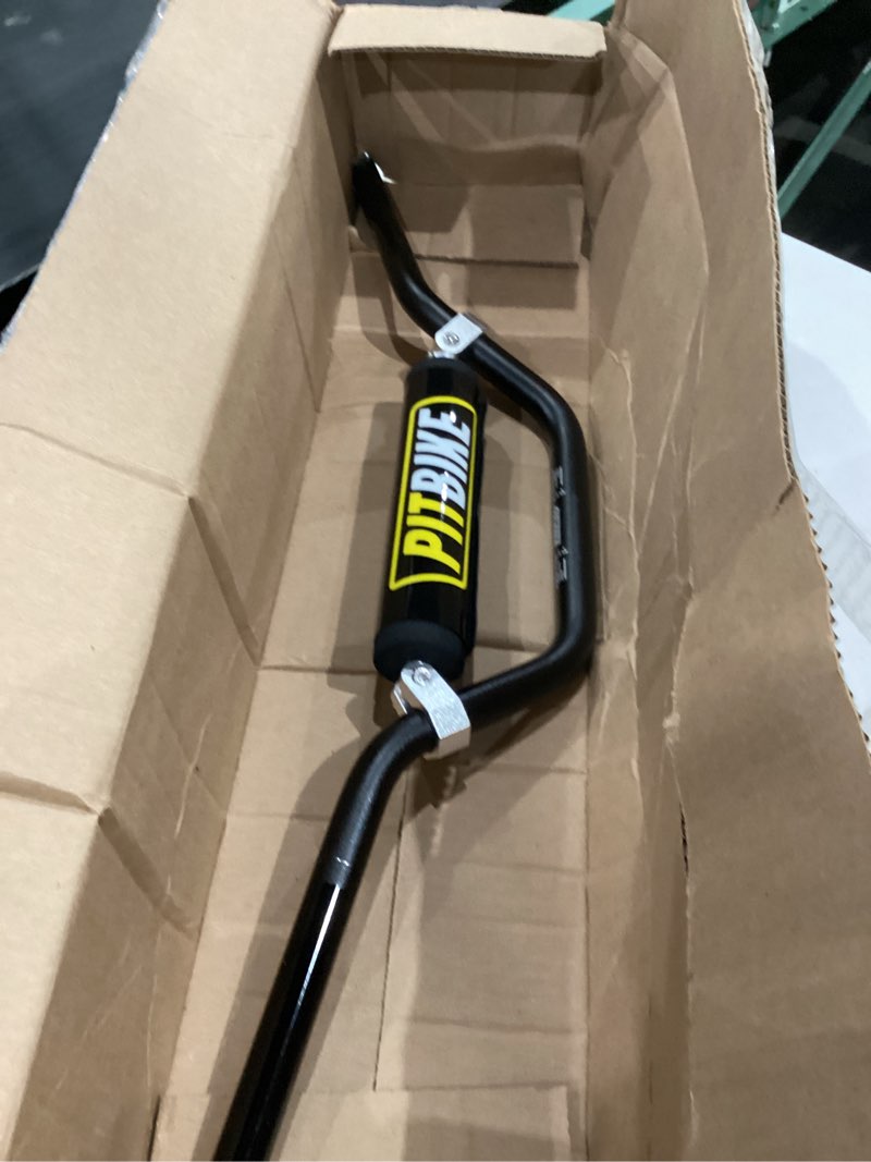 Condition photo showing Good Condition for rutu universal 7/8" 22mm dirt bike handlebars with chest protector pad for crf yzf kxf klx rmz drz pit bike motocross atv quad - black - reducing craft, high strength