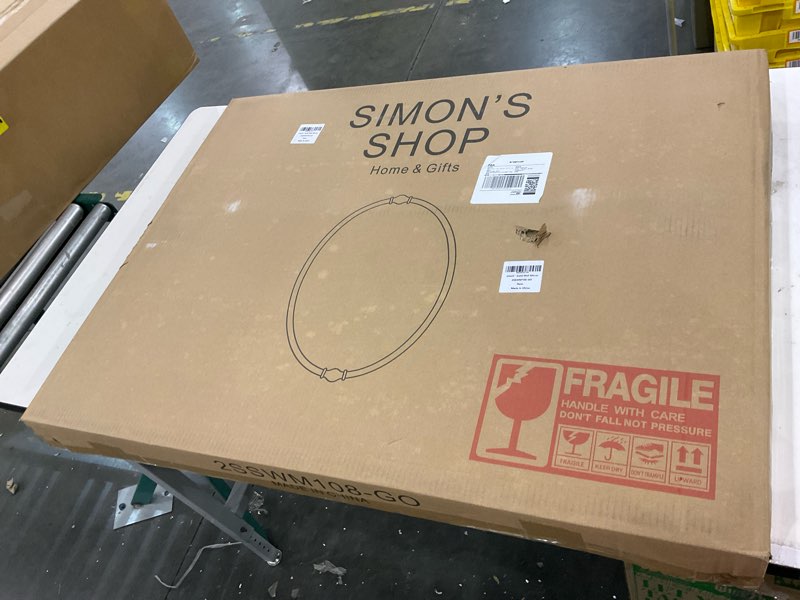 Wall Mirror-Gold- 24x33” 