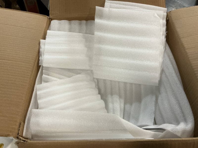 Condition photo showing Good Condition for leinuosen 7 pcs extra large buffet risers set 8" to 14" acrylic display box square catering dessert table riser food display decorative stand with hollow bottom for catering supplies(clear) clear 8" to 14" square