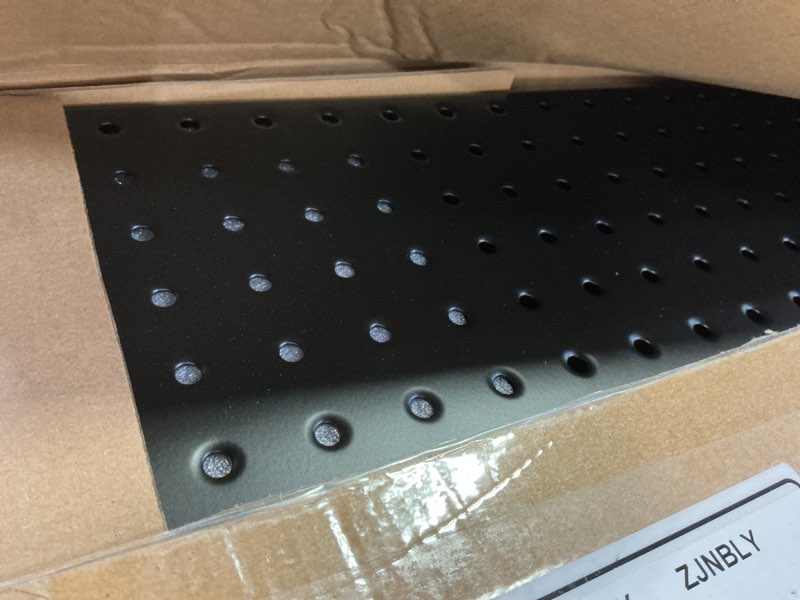 Condition photo showing Good Condition for ultrawall 4 pcs metal pegboard wall panels, peg boards for garage tool storage black 4pc