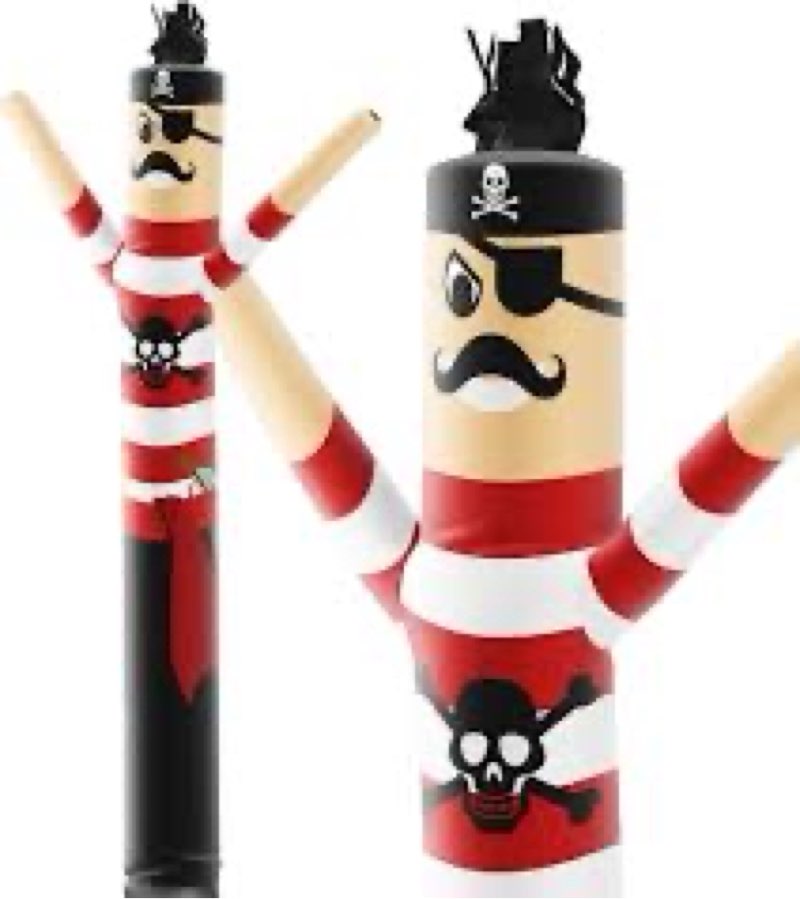 LookOurWay Air Dancers Inflatable Tube Man Attachment - Wacky Waving Inflatable Dancing Tube Guy for Business Promotion - Blower Not Included