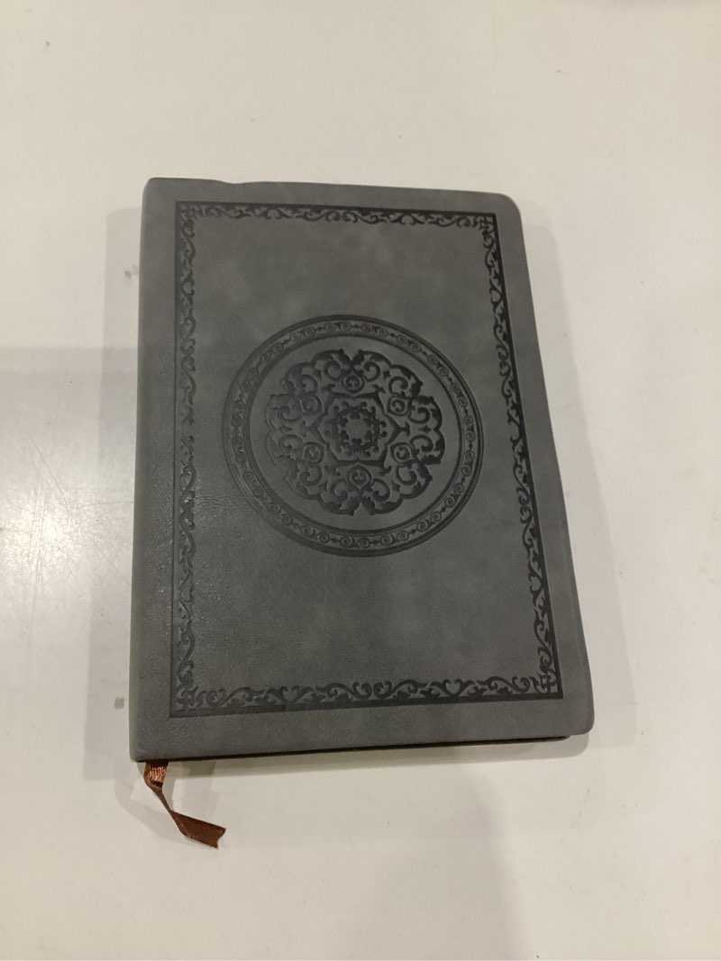 Condition photo showing Good Condition for fetinar 2026 leather vintage journal notebook,300 pages,leather softcover lined journal notebooks for women men,notebook journals for writing travel,business,office,grey grey ruled-a5