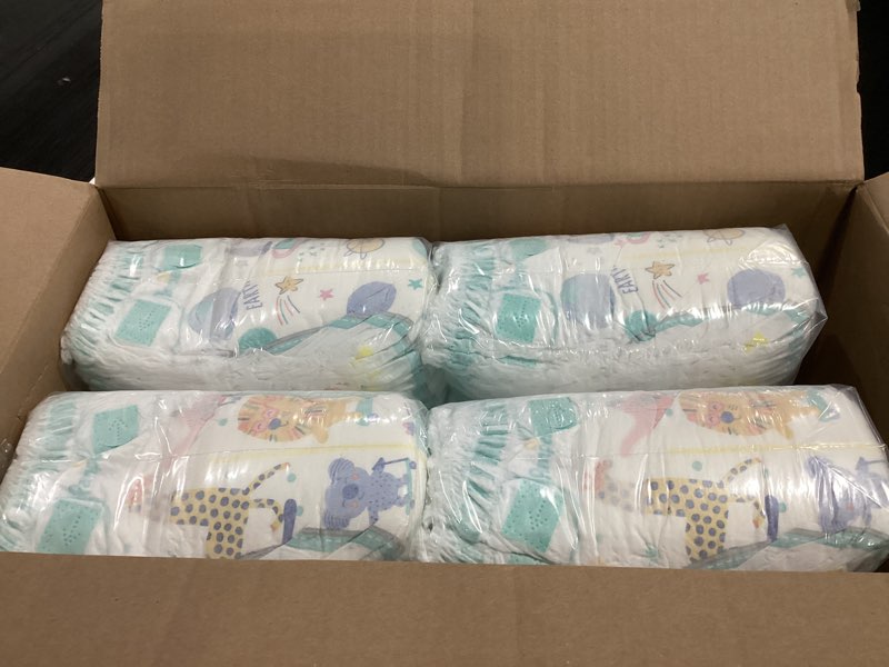 Condition photo showing New/Like New for Pampers Diapers - Cruisers 360 - Size 7, 88 Count, Babyproof up to 100% Leakproof Pull-On Diaper Size 7 88