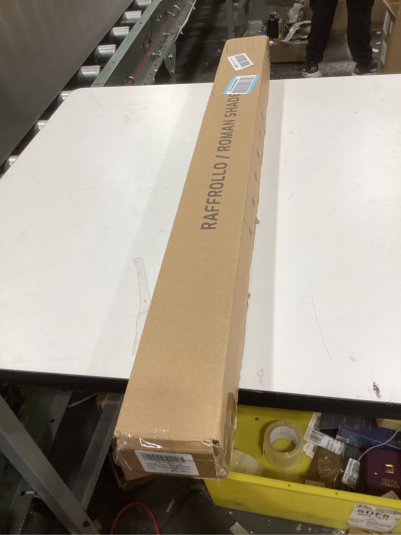 Condition photo showing Good Condition for Grandekor No Drill Cordless Roman Shades for Windows,34.5" Wx64 H,Blackout Fabric Blinds for Indoor 