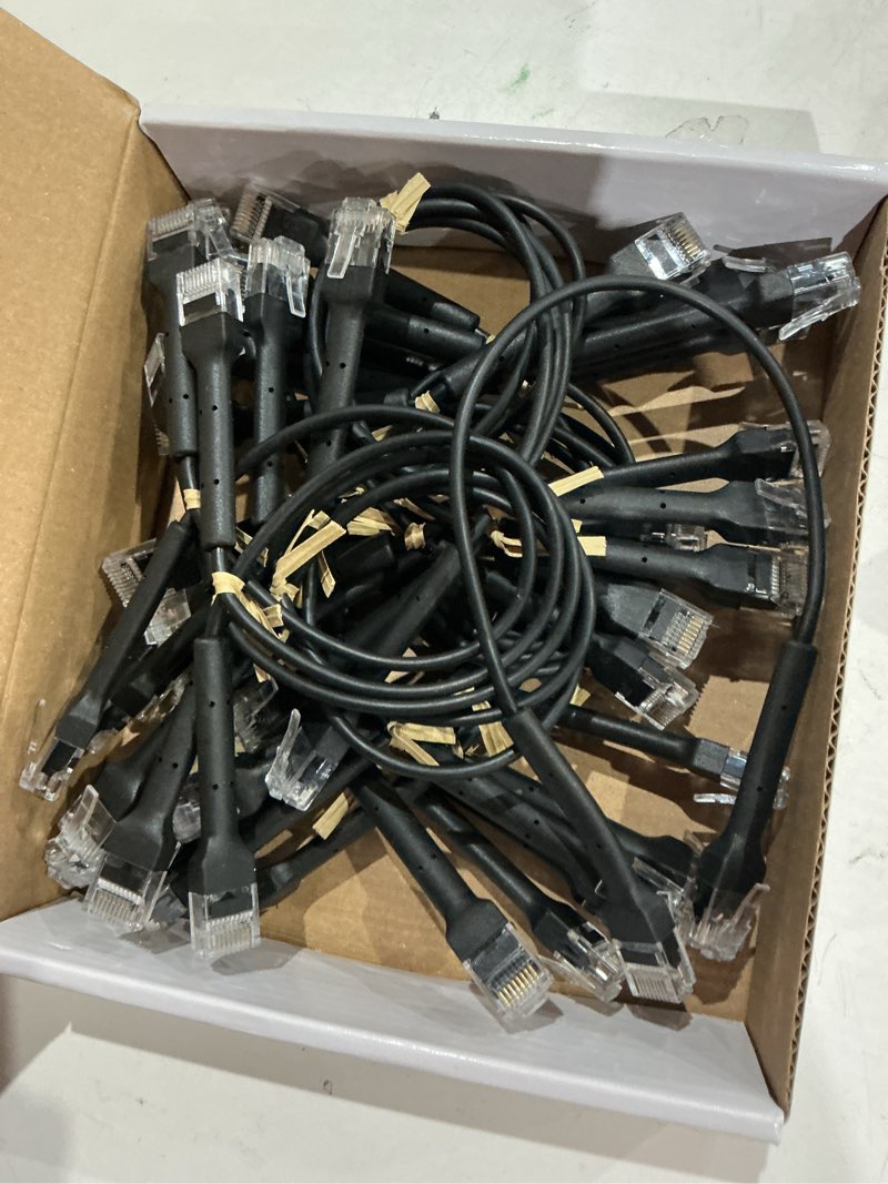 Condition photo showing Good Condition for everest ultra slim cat6a ethernet patch cables 1ft (24-pack) black - 10gb cat 6a patch cable - bendable, flexible & thin ethernet cable - space saving 32awg 550mhz cat6a cables - 100% copper wires 1ft 24-pack black