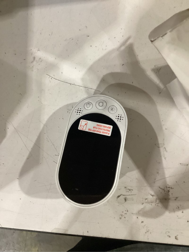 Condition photo showing As Is for plug in co2 detector wall, 3-in-1 air quality monitor co2 alarm, digital display co2 monitor, household temp humidity meter, real-time co2 level sensor alert for home office school garage