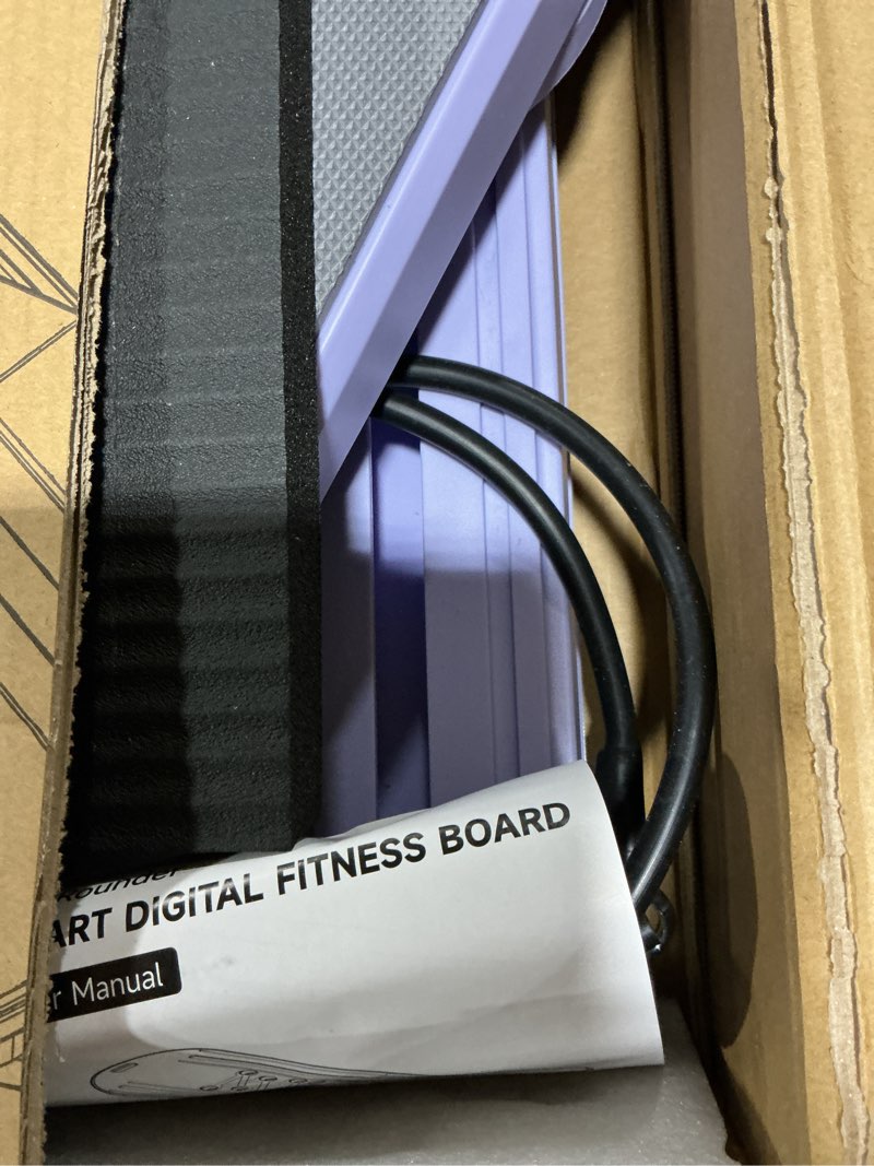 Condition photo showing Good Condition for (Similar to) Pilates Board, Foldable Pilates Reformer Set for Home Workout with Timer, Multifunctional Portable Reformer Pilates Machine at Home Pilates Equipment A-Purple