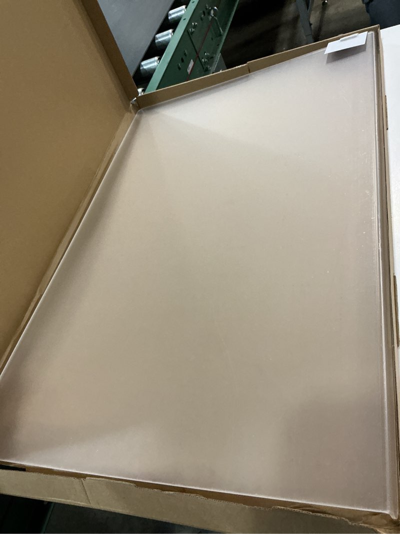 Condition photo showing Good Condition for Large Acrylic Cutting Board with Counter Lip,30 x 20 Inch Clear Cutting Board for Kitchen Countertop, Non Slip-Protector Cover Shatter Resistant for Home Restaurant Kitchen Sink Stove