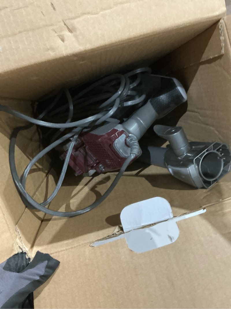 Condition photo showing As Is for shark hv302 rocket pet corded stick vacuum, lightweight with swivel steering for carpets & hard floors, converts to hand vacuum, includes crevice tool, pet multi-tool & precision duster, orange