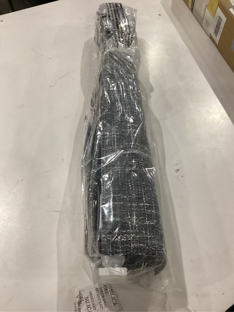 Condition photo showing New/Like New for no tools no drill cordless roman shades for indoor windows 100% blackout, for window size 20" w × 48" h charcoal charcoal 20" w × 48" h