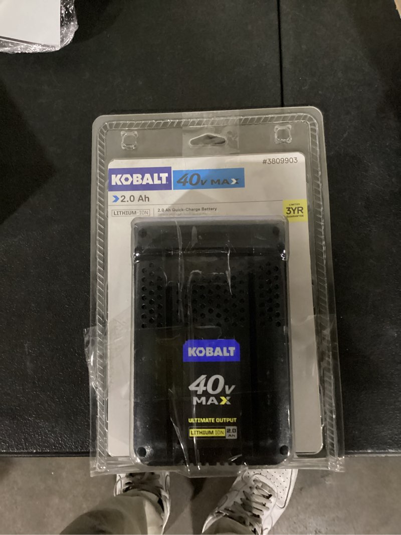 Condition photo showing Good Condition for kobalt 40 -volt, 2 ah 1 -pack lithium ion (li-ion) battery
