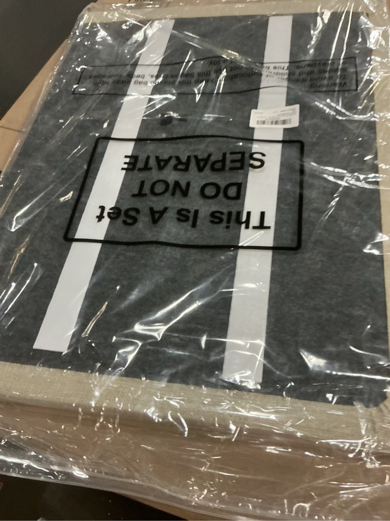 Condition photo showing Good Condition for 36"x 24" Linen Fabric Bulletin Board Pinboard for Walls Display Frameless Pinboard Display Notice Memory Board for Office Walls Home Kitchen Easy to Install(Brown) Brown 36"x24"