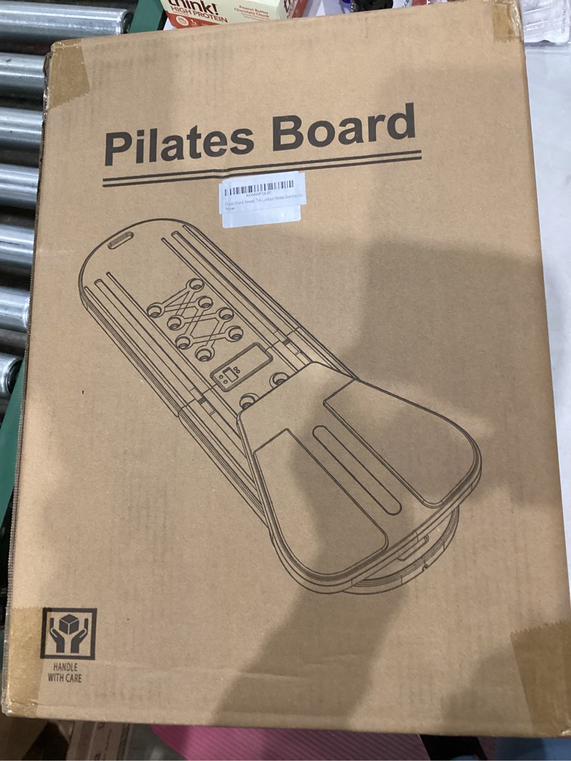 Condition photo showing Brand New for Pilates Board, Newest Multi-Purpose Portable Pilates Reformer Machine for Home, Foldable at Home Pilates Kit, Pilates Board for Home Workout Fitness Exercise, Abs, Pilates Equipment Light Blue