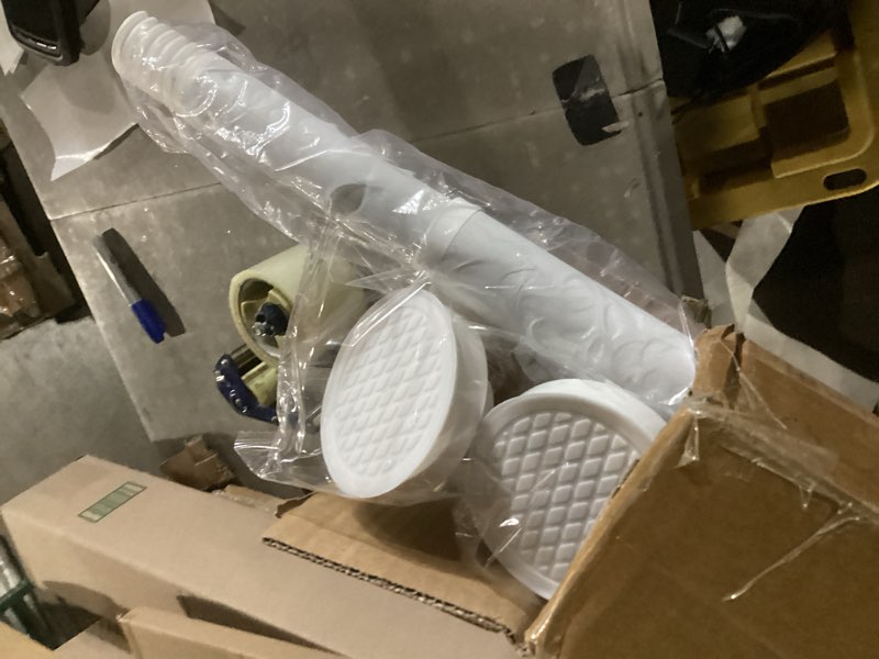 Condition photo showing Good Condition for adjustable tension curtain rod, 40-86 inch, heavy duty no drill curtain rods, damage-free, anti-slip tension rod for windows, shower, patio, easy to install, rod diameter 1.26in, white - allzone white 40-86 inches