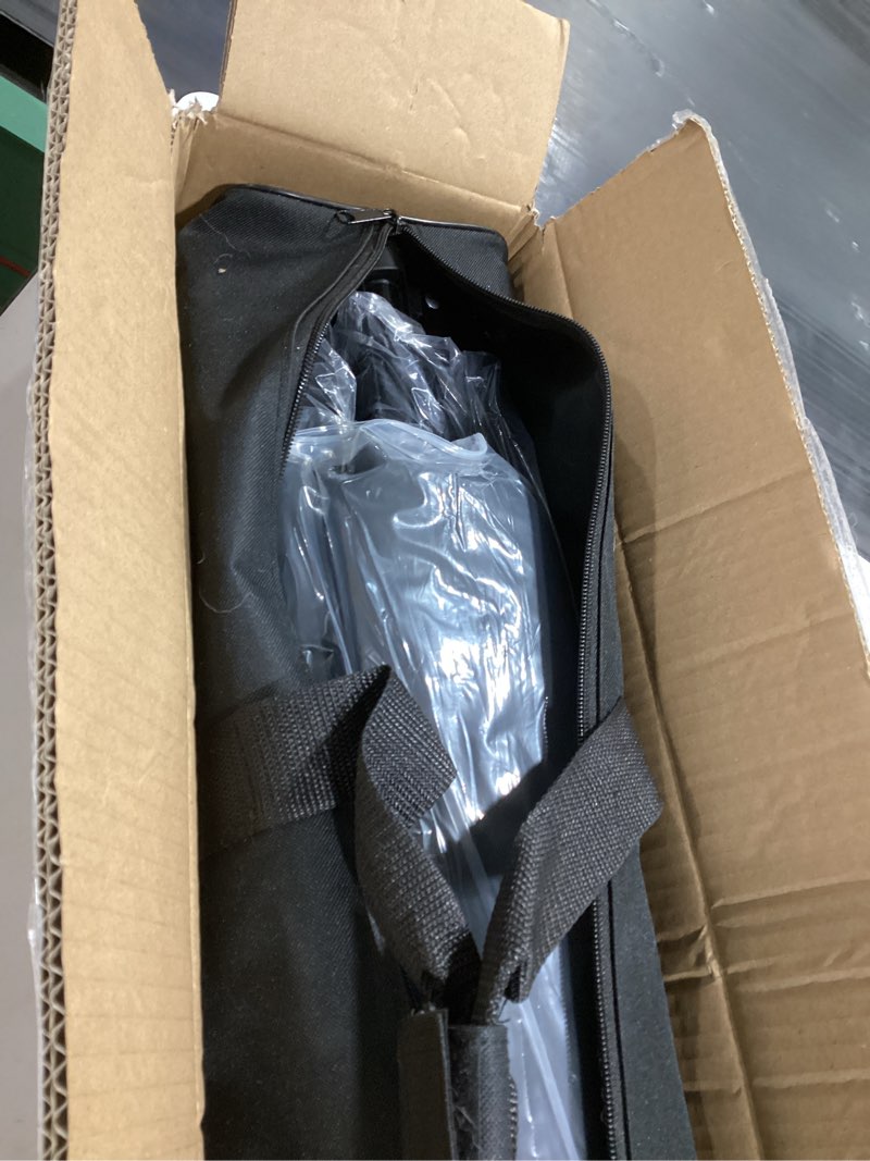 Condition photo showing Good Condition for SLOW DOLPHIN Photo Background Support System with Backdrop Stand Kit, 100% Pure Muslin 6.5 Ft x 10 Ft (White/Black) Backdrop,Clamp, Carry Bag for Photography Video Studio