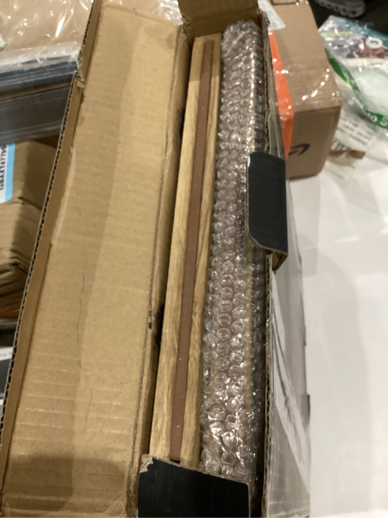 Condition photo showing Good Condition for DLQuarts 11x14 Floating Photo Picture Frame, Floating Display for Photos 8x10, 7x9, 5x7, 8.5x11 Certificate, or Full Display for 11x14 Photos, Solid Wood, Double Glass, 2 Pack, Carbonized Brown Carbonized Brown 11x14
