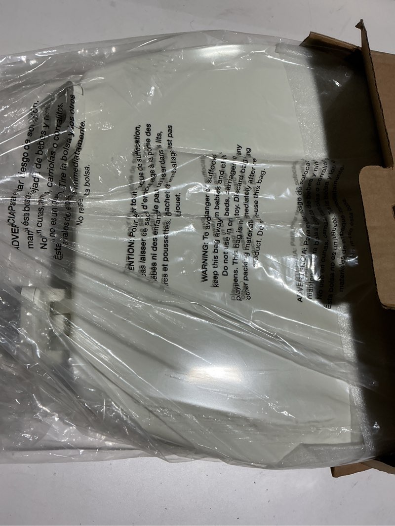 Condition photo showing As Is for Centoco Heavy-Duty Round Toilet Seat, Wood Core with Scratch-Resistant Plastic Finish, Won't Crack or Fade, Residential, Made in the USA, 700-416, Biscuit Biscuit Round Standard / Made in the USA