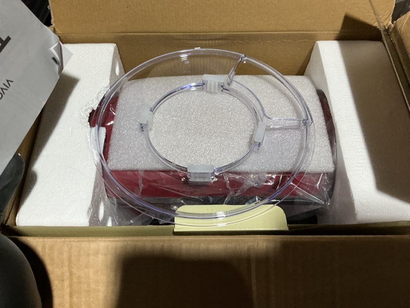 Condition photo showing Good Condition for VIVOHOME Stand Mixer, 660W 10 Speed 6 Quart Tilt-Head Kitchen Electric Food Mixer with Beater, Dough Hook, Wire Whip and Egg Separator, Red Bright Red