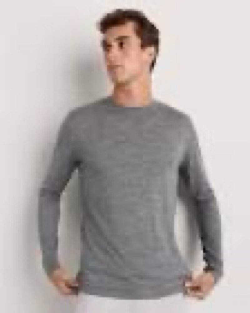 100% Merino Wool All-Season Long Sleeve Base Layer / L/ Grey