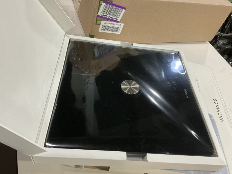 Condition photo showing Good Condition for Withings Body - Digital Wi-Fi Smart Scale with Automatic Smartphone App Sync, BMI, Multi-User Friendly, with Pregnancy Tracker & Baby Mode Black 1 Count (Pack of 1)