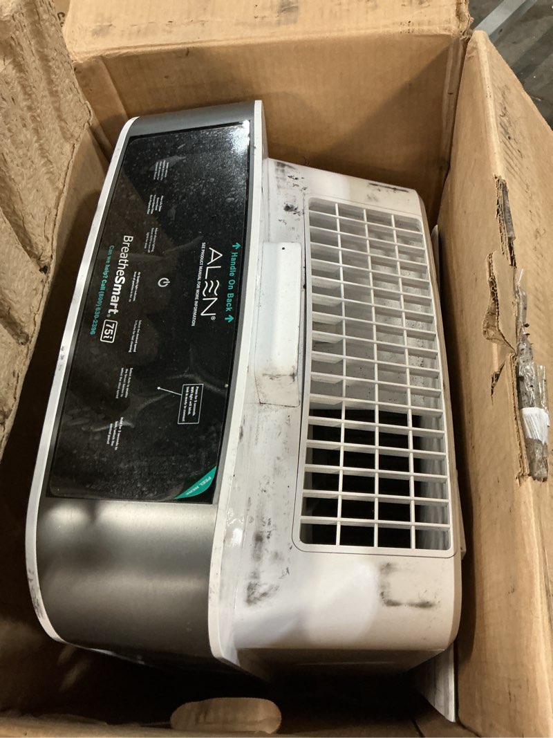 Condition photo showing As Is for Alen Air Purifier BreatheSmart 75i HEPA with Fresh Filter + Carbon for Large Rooms up to 2800 Sq. Ft