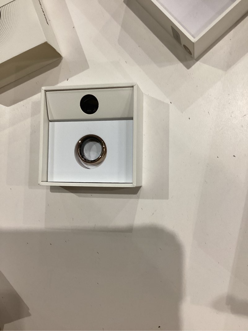 Condition photo showing Good Condition for Smart Ring for Women & Men, Fitness Tracker with Heart Rate, Blood Oxygen, Sleep Monitoring, Long-Lasting Battery, IP68 Waterproof (Rose Gold, 7#) Rose Gold 7