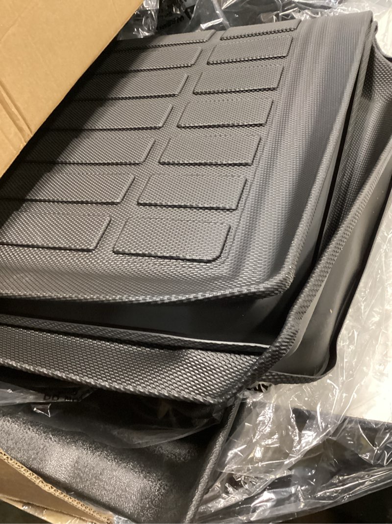 Condition photo showing Good Condition for for jeep grand cherokee l floor mats (only for 6-passenger without center console) 2021-2025,car mats for jeep grand cherokee l(6 seats) all weather anti-slip mats cargo liner accessories 28) for jeep grand cherokee l 21-25 set