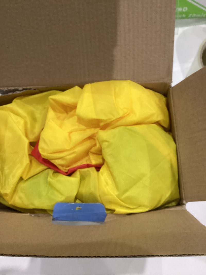 Condition photo showing As Is for KOOY Inflatable Duck Costume Adult, Inflatable Costumes Women Men, Ride On Duck Suit Blow Up Costume for Adults, Party Halloween Costumes