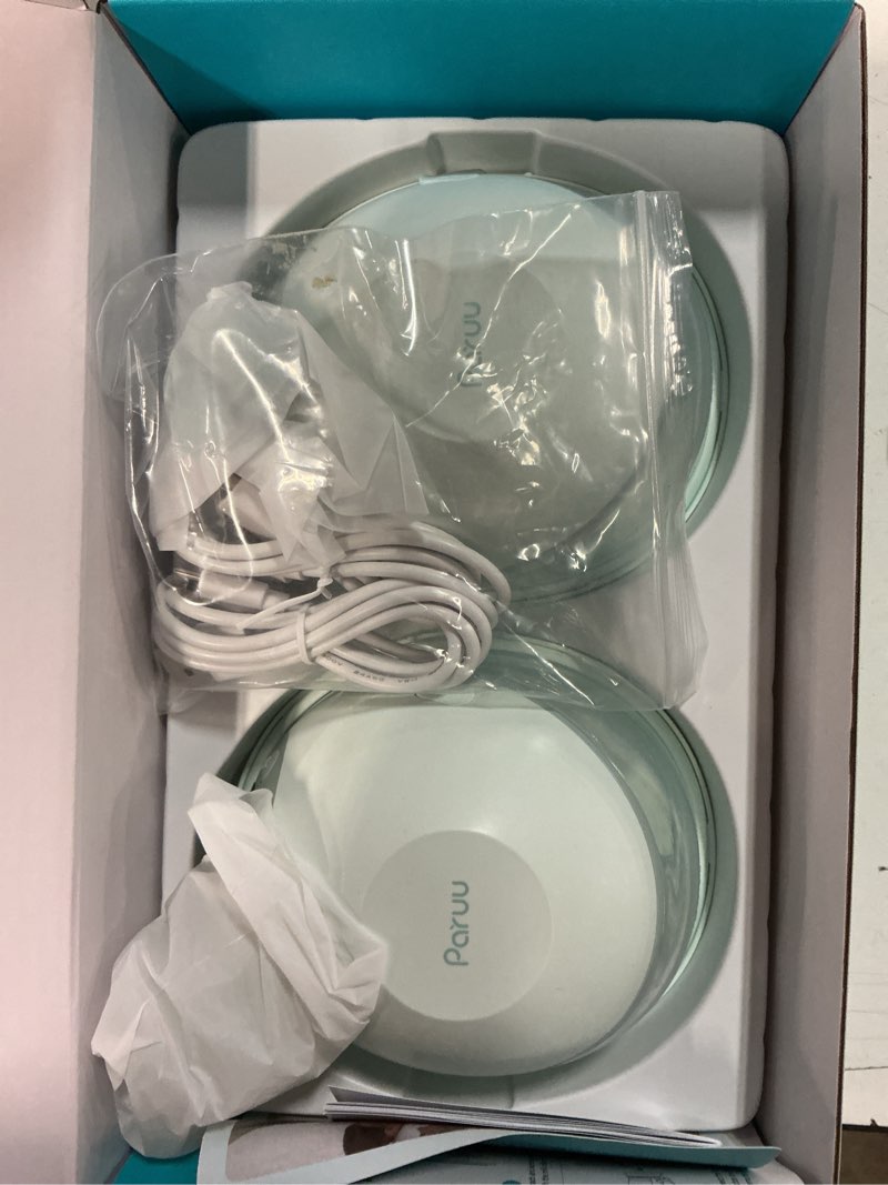 Condition photo showing Good Condition for paruu p20 hands-free wearable electric breast pump - 4 modes & 12 suction levels, 19/21/24mm double-sealed flanges, visible milk volume & pumping time, lightweight portable (2 pack, light green)