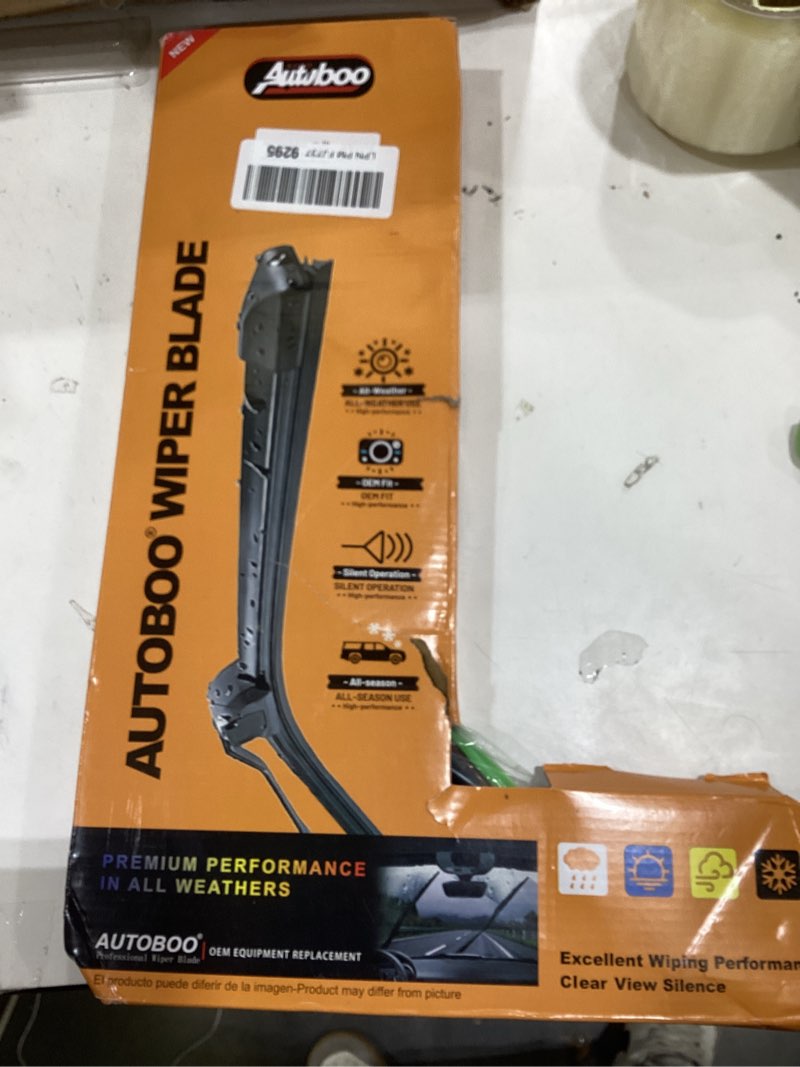 Condition photo showing New/Like New for AUTOBOO 24" and 18" Windshield Wipers Blades (Pack Of 2),OEM Quality Premium All-Seasons Wiper blades,Stable and Quiet Armor wiper blades 24" + 18"(Pair for Front Windshield)