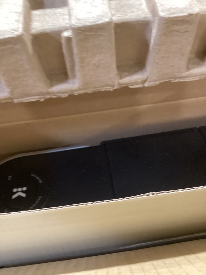 Condition photo showing As Is for Keurig K-Slim Single Serve K-Cup Pod Coffee Maker, Multistream Technology, 3 Brew Sizes, Slim and Sleek Design, 46oz Removable Reservoir, Black