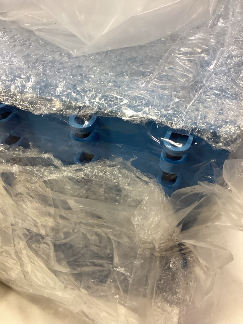 Condition photo showing New/Like New for Fabbay Dryland Synthetic Ice Tiles for Hockey Floor Mat 12 x 12 Squares Hockey Training Equipment Board for Shooting Outdoor Blue 30