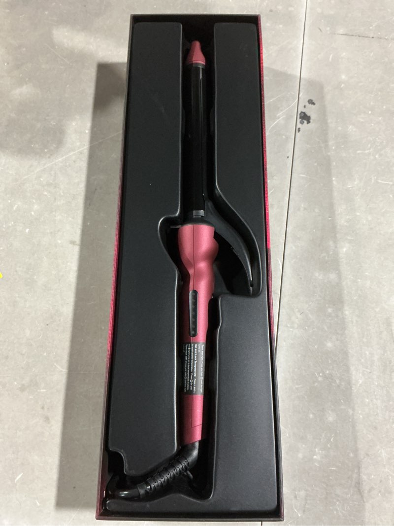 Condition photo showing Good Condition for bio ionic long barrel curling iron with moisture heat technology & nanoionic mx versatile curling wand - multiple barrel sizes for tight, classic, loose & soft curls 1 inch (classic curls) velvet rouge limited edition