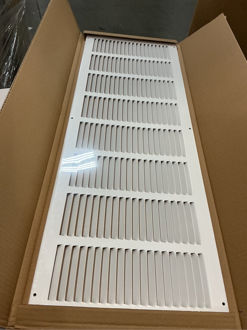 Condition photo showing New/Like New for 32 x 10 Vent Cover(Duct Opening Size),Air Return Vent Cover,Flat Vent Cover,Rejillas De Aire Acondicionado para Casa,Return Air Grilles,Outer Dimensions:33.75"Wx11.75"H(32"W x 10"H, Duct Opening)