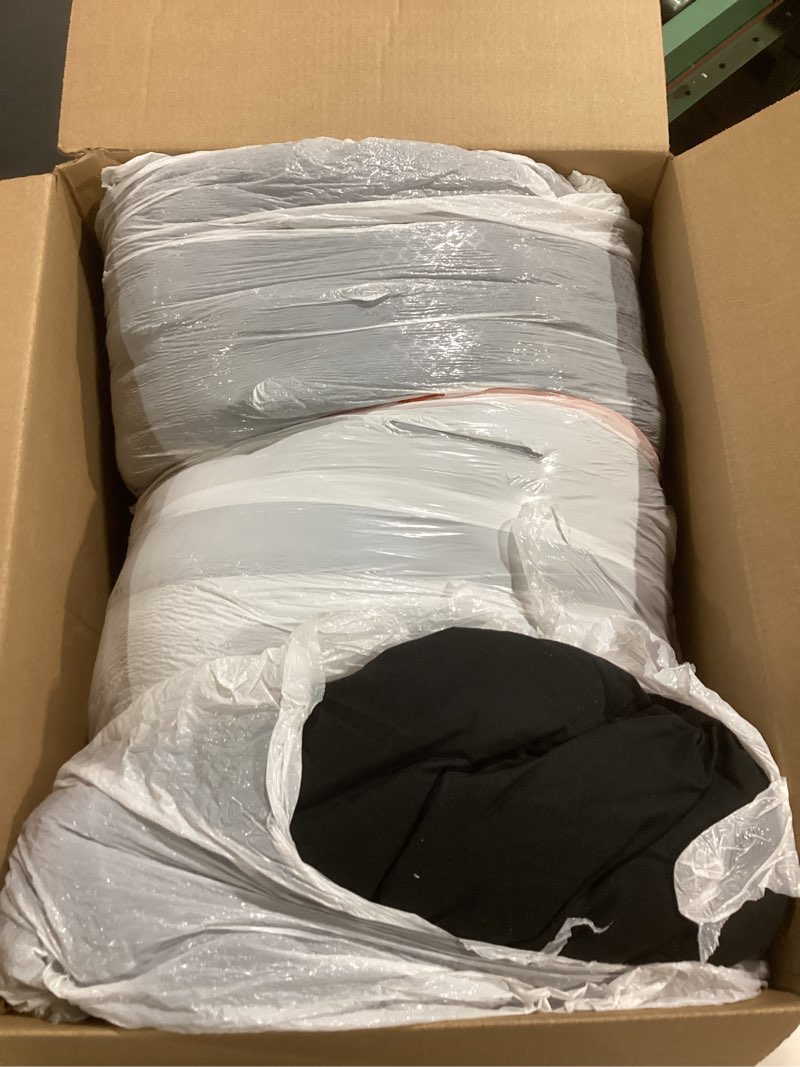 Condition photo showing Good Condition for Litanika Comforters Black Oversized King Size, 3 Pieces Lightweight Solid Bedding Comforter Set, All Season Fluffy Bed Set (120x98In Comforter & 2 Pillowcases) Oversized King (120"x98") 09 - Black