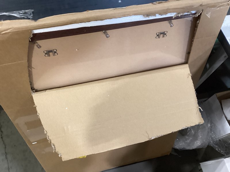 Condition photo showing New/Like New for 24x36 poster frame walnut woodgrain, poster frames 24 x 36 inches or 24x36 picture frames with hd plexiglass durable and scratch-proof for horizontal or vertical wall mounting, 1 pack walnut woodgrain 24x36