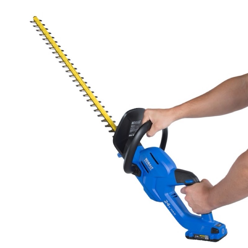 kobalt 24in hedge trimmer kit